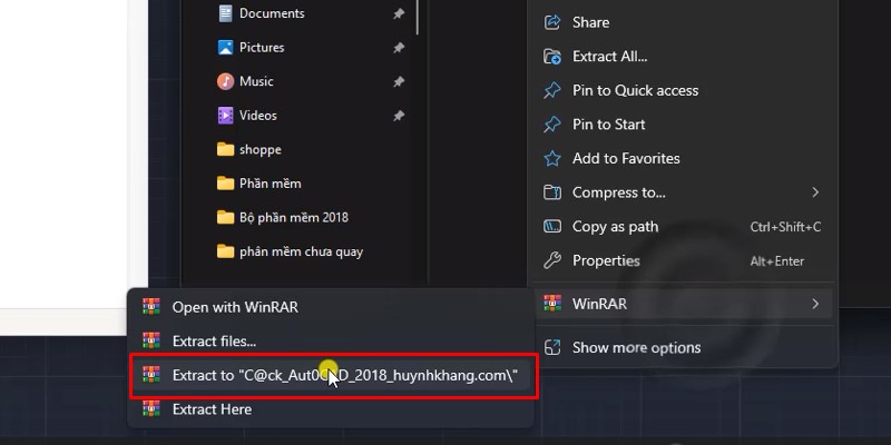 AutoCAD 2018 Phiên Bản Ổn Định Dễ Setup 22 iải nén thư mục kích hoạt dùng thử