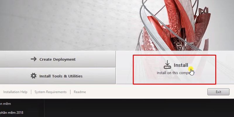 AutoCAD 2018 Phiên Bản Ổn Định Dễ Setup 14 bấm vào Install