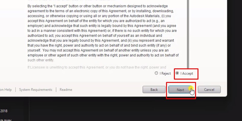 AutoCAD 2018 Phiên Bản Ổn Định Dễ Setup 15 Tích như hình và bấm next
