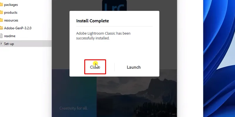 Lightroom 2023 Tải - Cài đặt Và Kích hoạt 13 bấm close