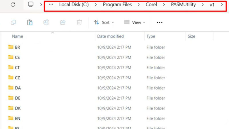 Dán file PasmUtility.dll đã copy ở bước 1 vào thư mục này Dán file PasmUtility.dll đã copy ở bước 1 vào thư mục này